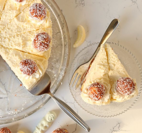 Lolly Log, White Chocolate Cheesecake