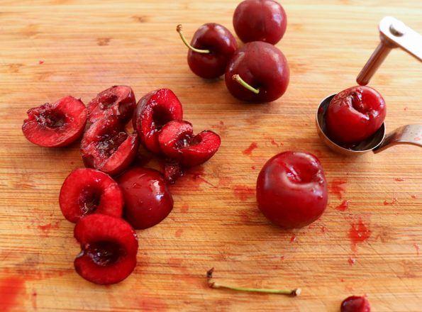 Cherry & Marscapone Cream Pavalova Roll